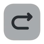 Forward Square SVG Icon